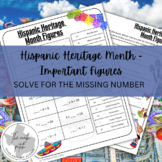 Hispanic Heritage Month - Important Figures (MATH)