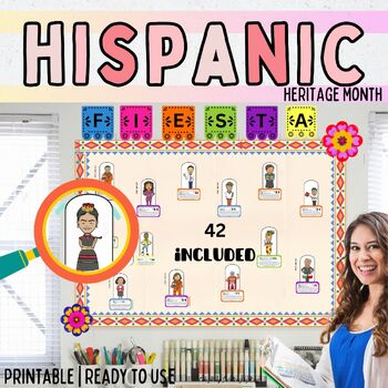 Preview of Hispanic Heritage Month | Interactive Bulletin Board | Hispanic People | Leaders