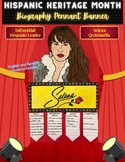 Hispanic Heritage Month - Selena Quintanilla Biography Pen