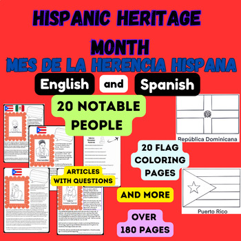 Preview of Hispanic Heritage Month/ Mes de La Herencia Hispana