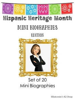 Preview of Hispanic Heritage Month Mini Biographies