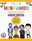 Hispanic Heritage Month Mini Biographies and Research Project