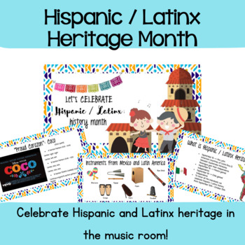 Preview of Hispanic Heritage Month Music Lesson With "Coco"!