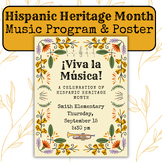 Hispanic Heritage Month Music Program, Music concert poste
