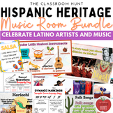 Hispanic Heritage Month Music w/ Folk Songs Lessons Bundle