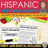 Hispanic Heritage Month Nonfiction Biography Reading Compr