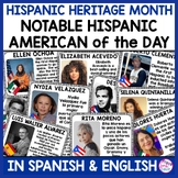 Hispanic Heritage Month Activities Notable Person of the D