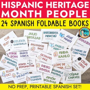Preview of Hispanic Heritage Month People Foldable Books
