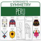 Peru Math Activity Peru Symmetry Lama Andean Condor Hispan