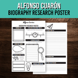 Hispanic Heritage Month Poster for Alfonso Cuarón | Printable