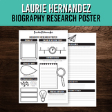 Hispanic Heritage Month Poster for Laurie Hernandez | Printable