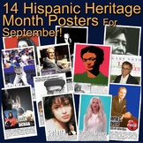 Hispanic Heritage Month Posters! 14 Posters of Diverse His