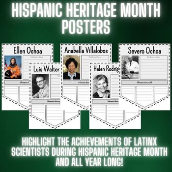 Preview of Hispanic Heritage Month Posters STEM