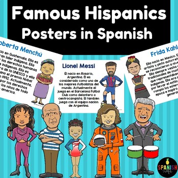 Preview of Hispanic Heritage Month Posters in Spanish (Carteles mes de herencia hispana)