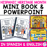 Hispanic Heritage Month Activities PowerPoint Mini Book and Google Slides
