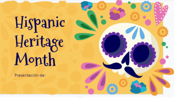 Preview of Hispanic Heritage Month Project (Google Slides)