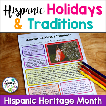 Preview of Hispanic Heritage Month Project: Holidays and Traditions