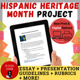 Hispanic Heritage Month Project: Student Essay + Presentat