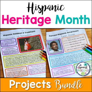 Preview of Hispanic Heritage Month Projects Bundle