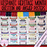 Hispanic Heritage Month-Question and Answer Posters for Bu