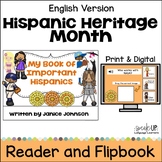 Hispanic Heritage Month Readers, Activities & Flip book - 