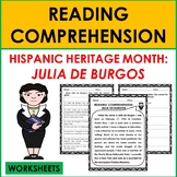 Hispanic Heritage Month Reading Comprehension: Julia de Bu