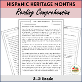 Hispanic Heritage Month Reading Comprehension biography Fa