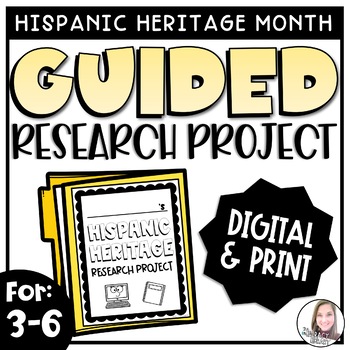Preview of Hispanic Heritage Month Research Project | Latinx Heritage Month