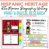 Hispanic Heritage Month Rita Moreno Biography Print & Digi