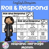 Hispanic Heritage Month Roll & Respond 2 | Printable Freeb