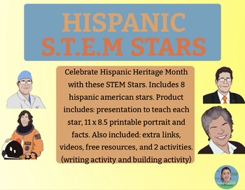 Preview of Hispanic Heritage Month- STEM Stars⭐️