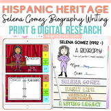 Hispanic Heritage Month Selena Gomez Biography Print & Dig