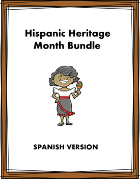 Preview of Hispanic Heritage Month Spanish Bundle: 4 Products @35% off! (Herencia Hispano)