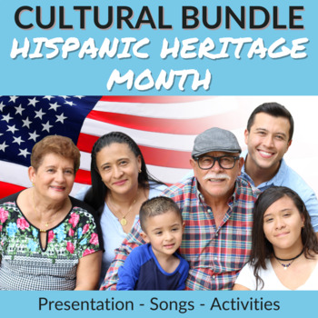 Preview of Hispanic Heritage Month Spanish Class Bundle
