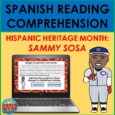 Hispanic Heritage Month Spanish Reading Comprehension: Sam