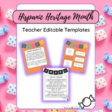 Hispanic Heritage Month - Teacher & Student Bundle