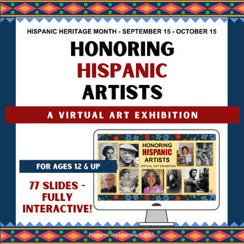 Preview of Hispanic Heritage Month - Virtual Art Gallery - Virtual Field Trip - Interactive