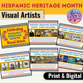 Preview of Hispanic Heritage Month Visual Artists - Celebrate Hispanic Artists