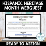Hispanic Heritage Month Webquest Digital Activity Google Doc™