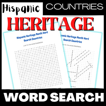 Countries Word Search Teaching Resources | Teachers Pay Teachers