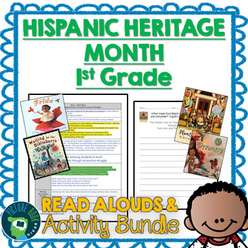 Preview of Hispanic Heritage Month for 1st Grade Bundle - Read Alouds