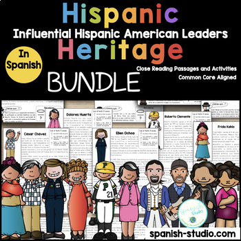 Preview of Hispanic Heritage Month in Spanish - BUNDLE