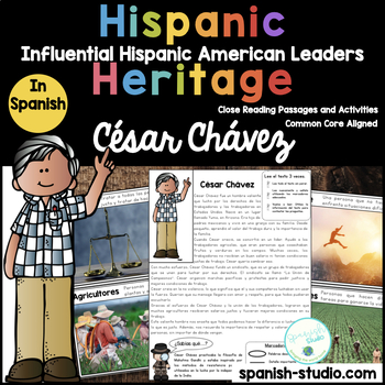 Preview of Hispanic Heritage Month in Spanish - César Chávez