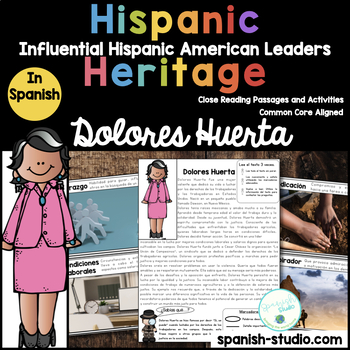 Preview of Hispanic Heritage Month in Spanish - Dolores Huerta