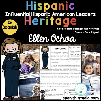 Preview of Hispanic Heritage Month in Spanish - Ellen Ochoa