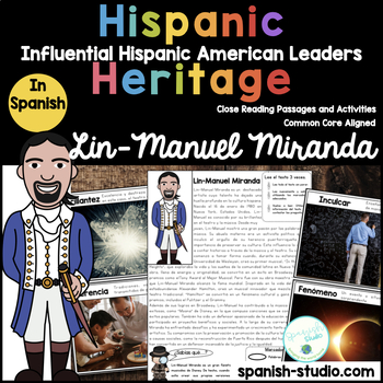 Preview of Hispanic Heritage Month in Spanish - Lin-Manuel Miranda