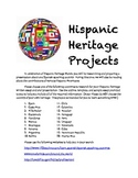 Hispanic Heritage Project with Scaffolding Resources
