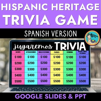 Preview of Hispanic Heritage Trivia Game
