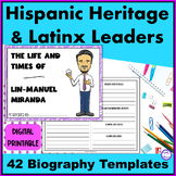 Hispanic Heritage and Latinx Leaders 42 Biography Reports 