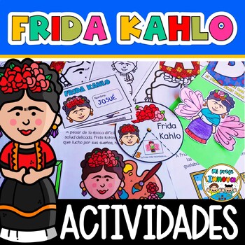 Preview of Hispanic Heritage in Spanish : FRIDA KAHLO Activities | Mes de Herencia Hispana